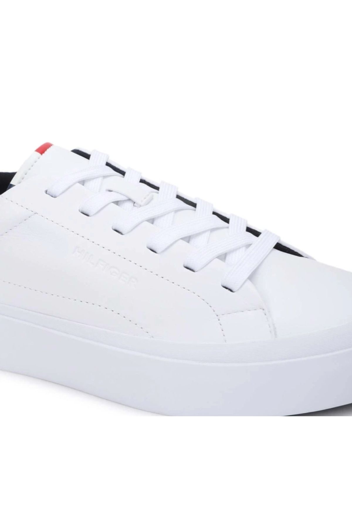 اسنیکر سفید مردانه کفش ورزشی پوست EO GREG 1A XM0XM02607 Tommy Hilfiger