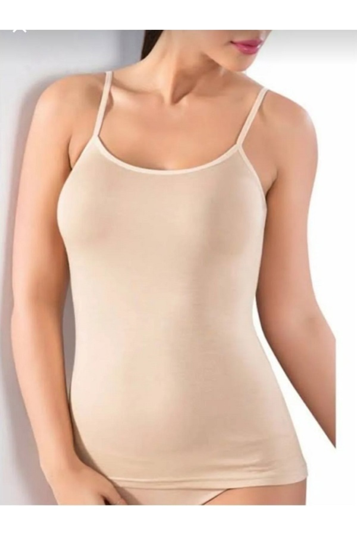 Ceylanoğlu3-Piece Skin Rib Strap Singlet