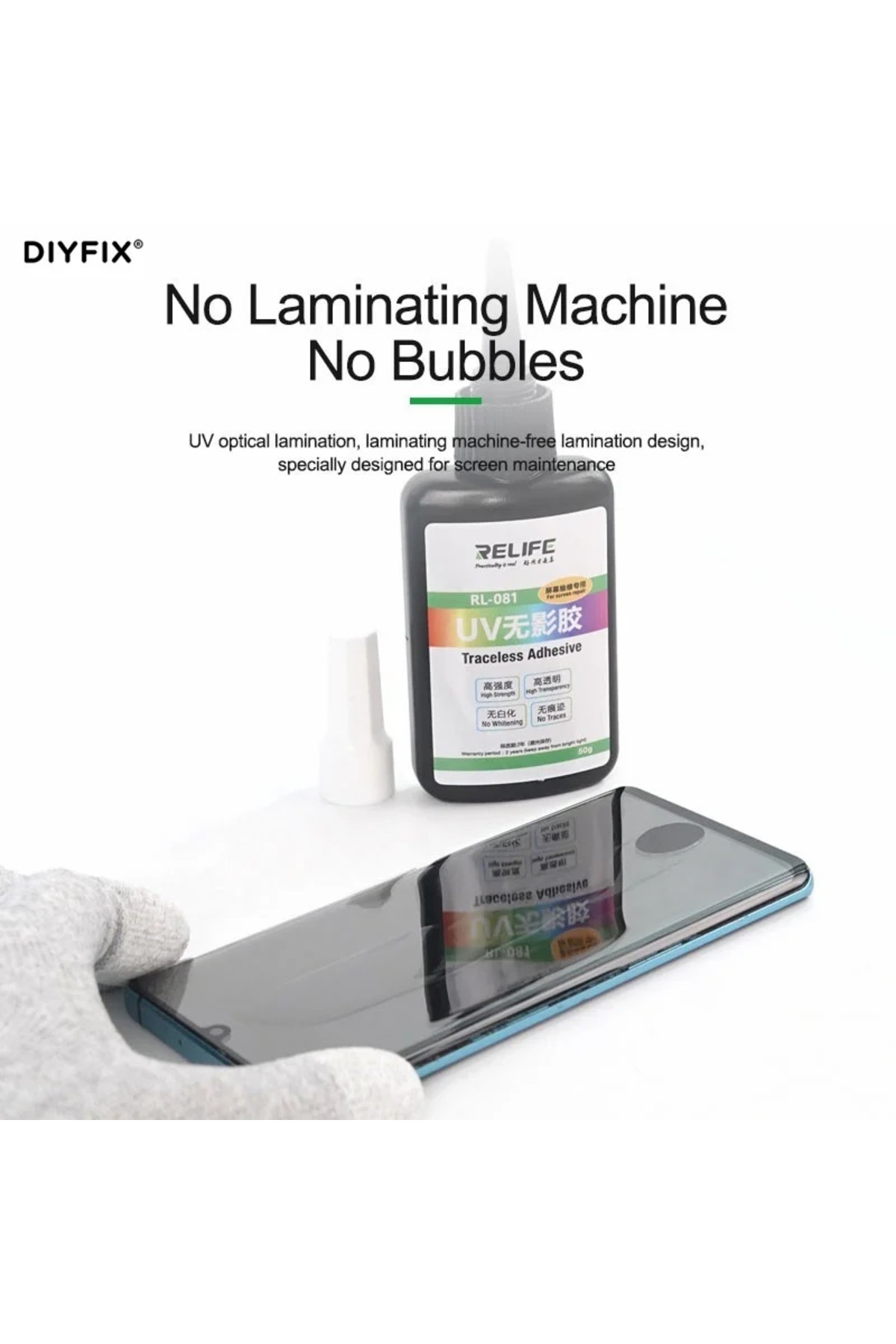 UralTeknik Relife Rl-081 Uv Iz Bırakmayan Yapıştırıcı