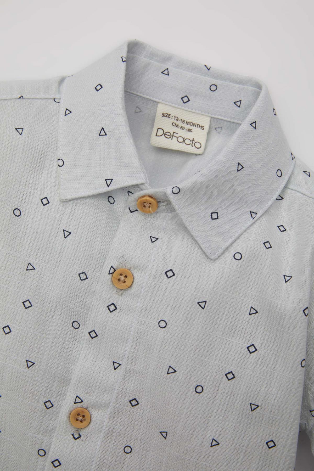 پیراهن پسرانه دفاکتو Defacto اورجینال پسرانه کد کالا B8070A524SP - تصویر 2