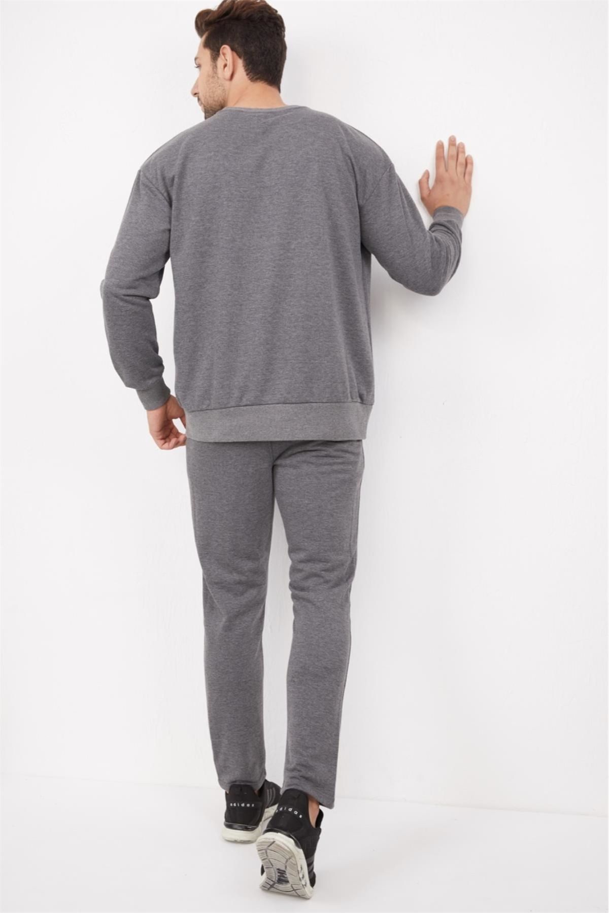 ست گرمکن ورزشی مردانه 3 لباس عروس عروسکی GRAY Escetic