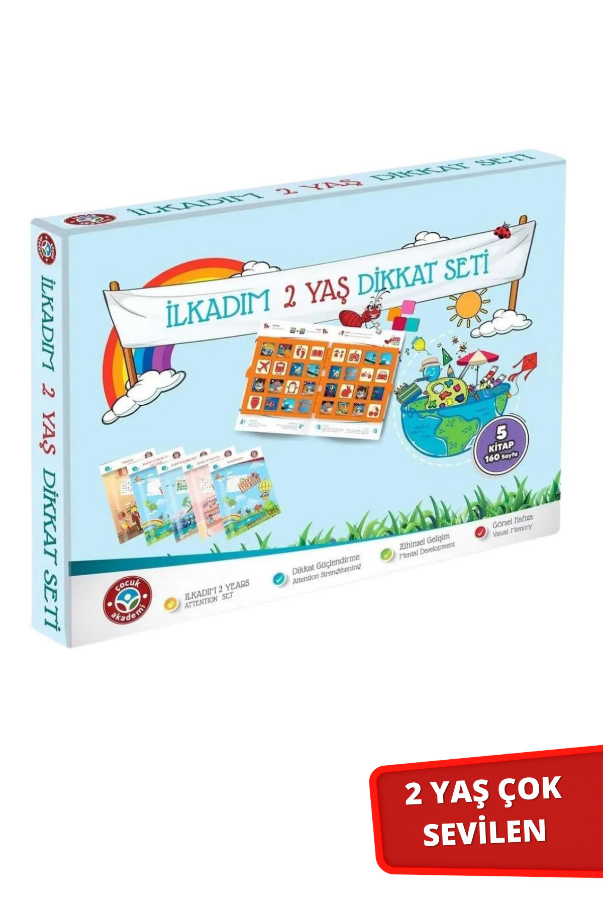 Çocuk Akademi 2 Yaş Dikkat Seti