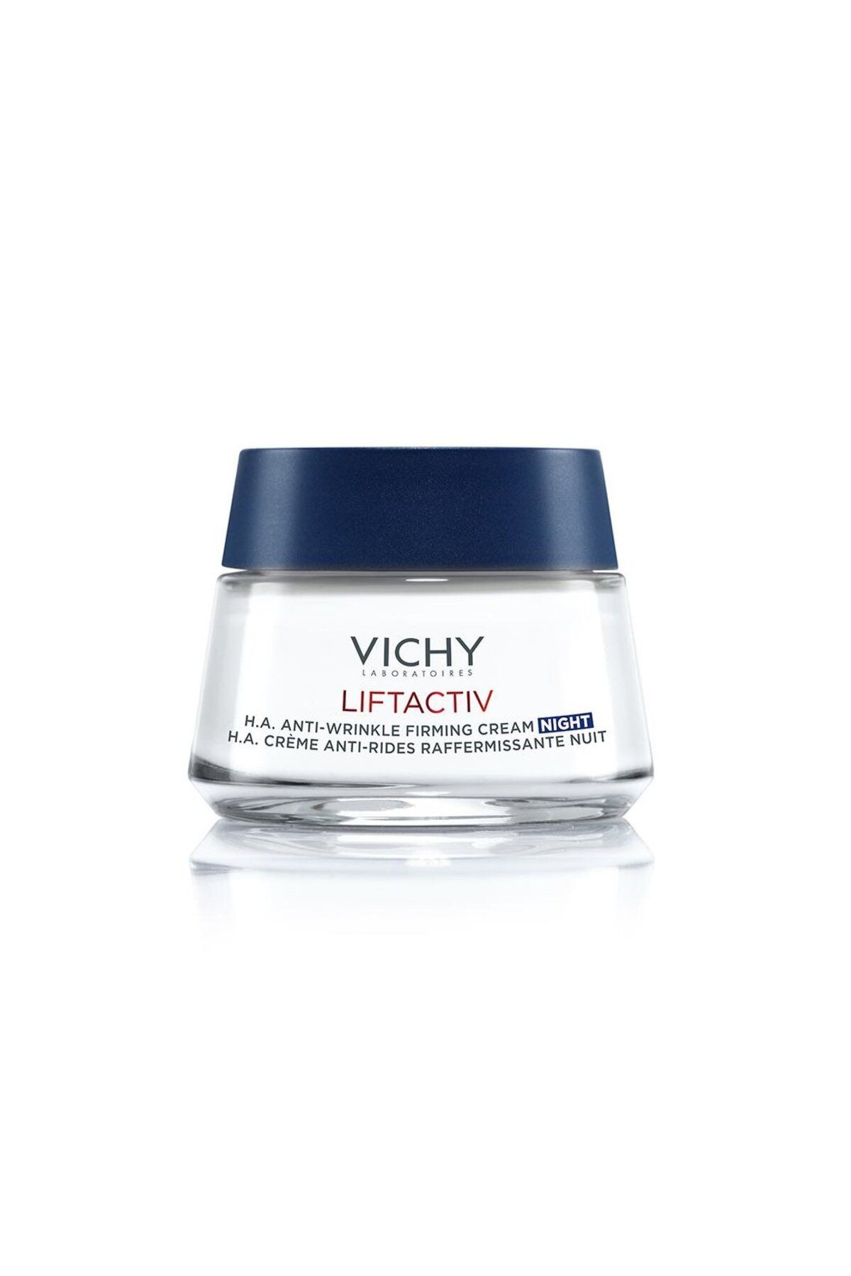 Vichy کرم شبانه ضد چین و چروک ویشی لیفت‌اکتیو اچ.ای. ای. با اسید هیالورونیک 50 میلی‌لیتر