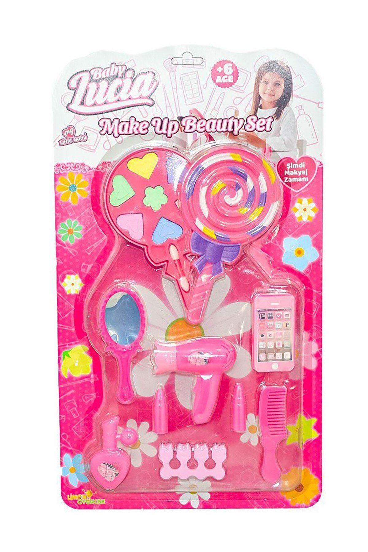 Косметический набор для макияжа Lemon Toy Lollipop, розовый T5D95N19823N1