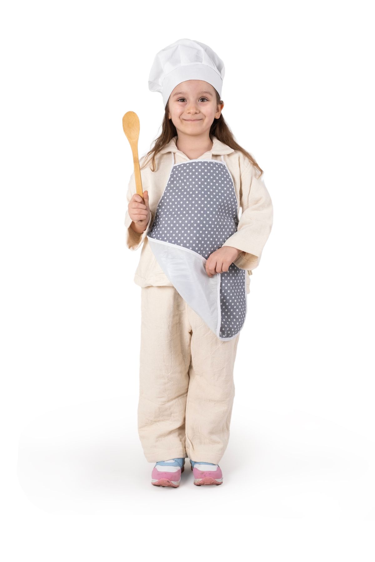Morlay-Children's bib for 2-8 years old, suitable for nursery school and nursery & liquid proof 3