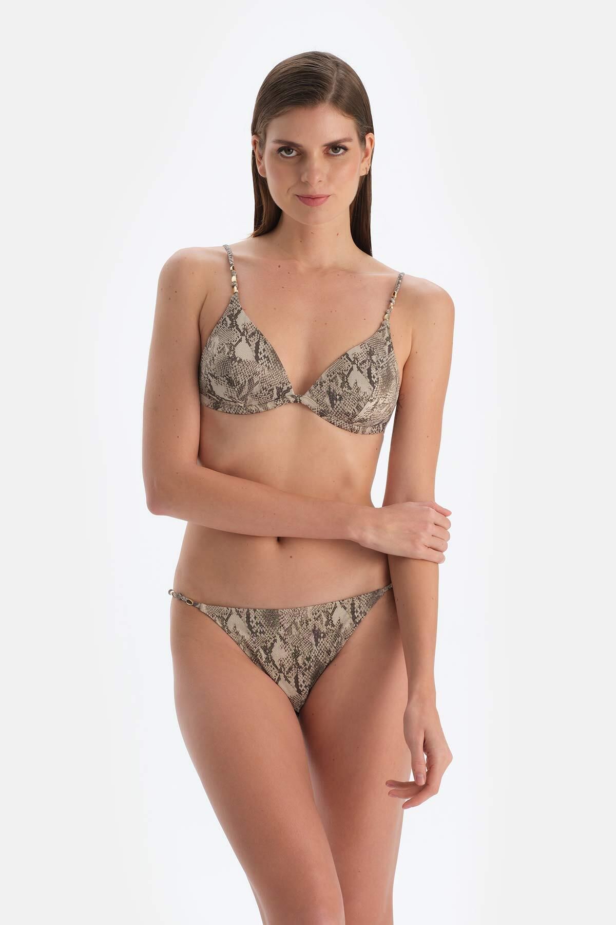 Dagi Braunes Bikinihöschen Mit Niedriger Taille für Damen - 38