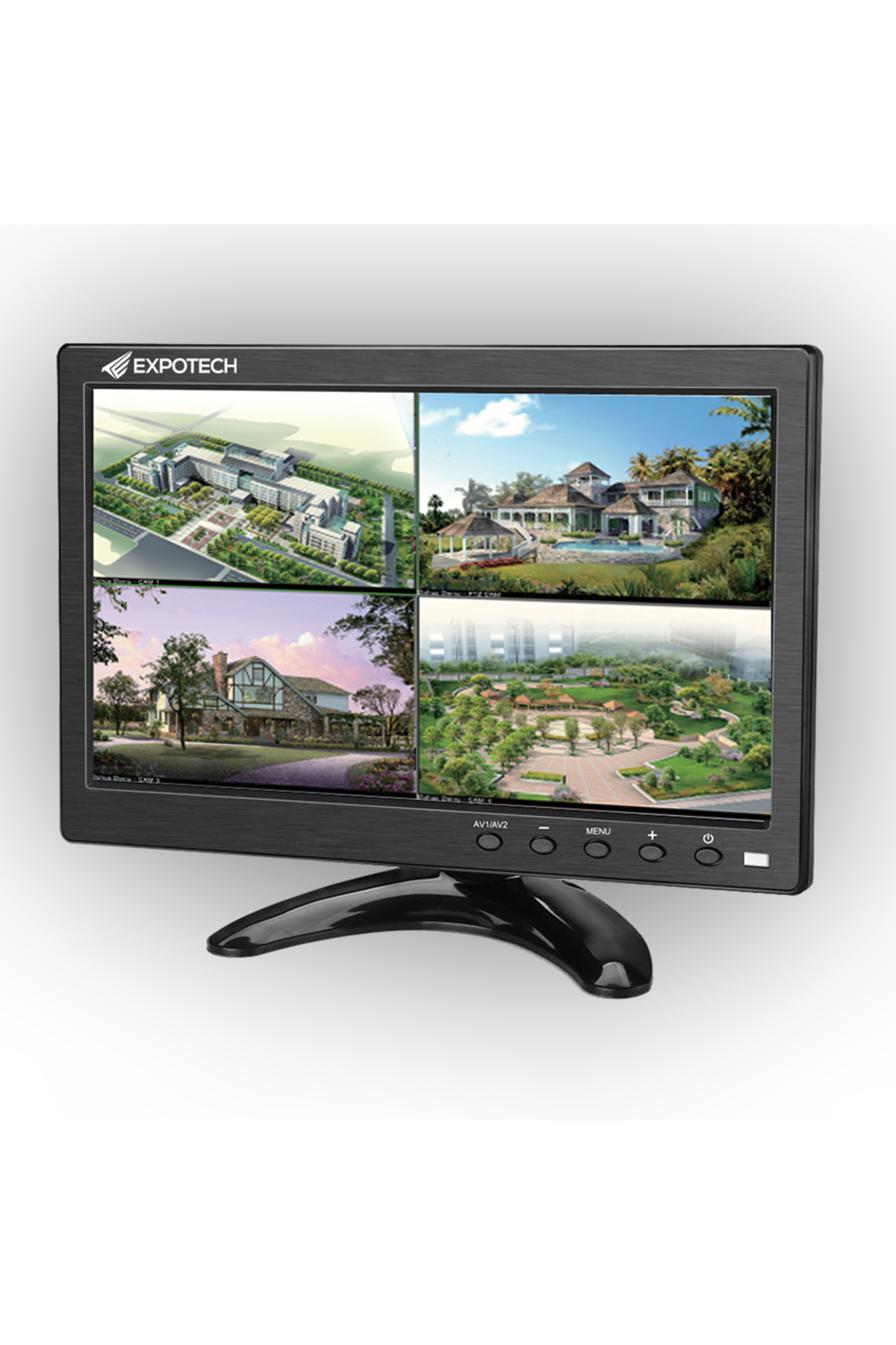 EXPOTECH EX-MN70100HD 10 inç IPS LCD Monitör 1280x800 Çözünürlük Desteği HDMI VGA BNC AV
