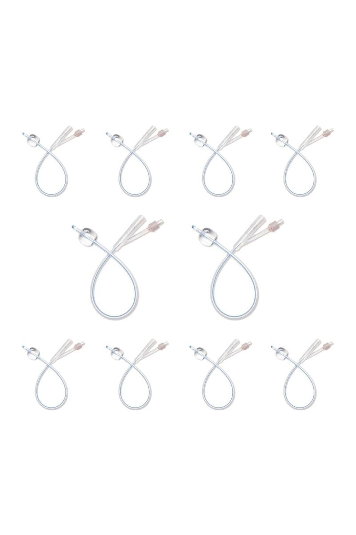 Beybi BEYBİ - FOLEY SONDA SİLİKONLU LATEKS İKİ YOLLU NO : 18 - 10 ADET