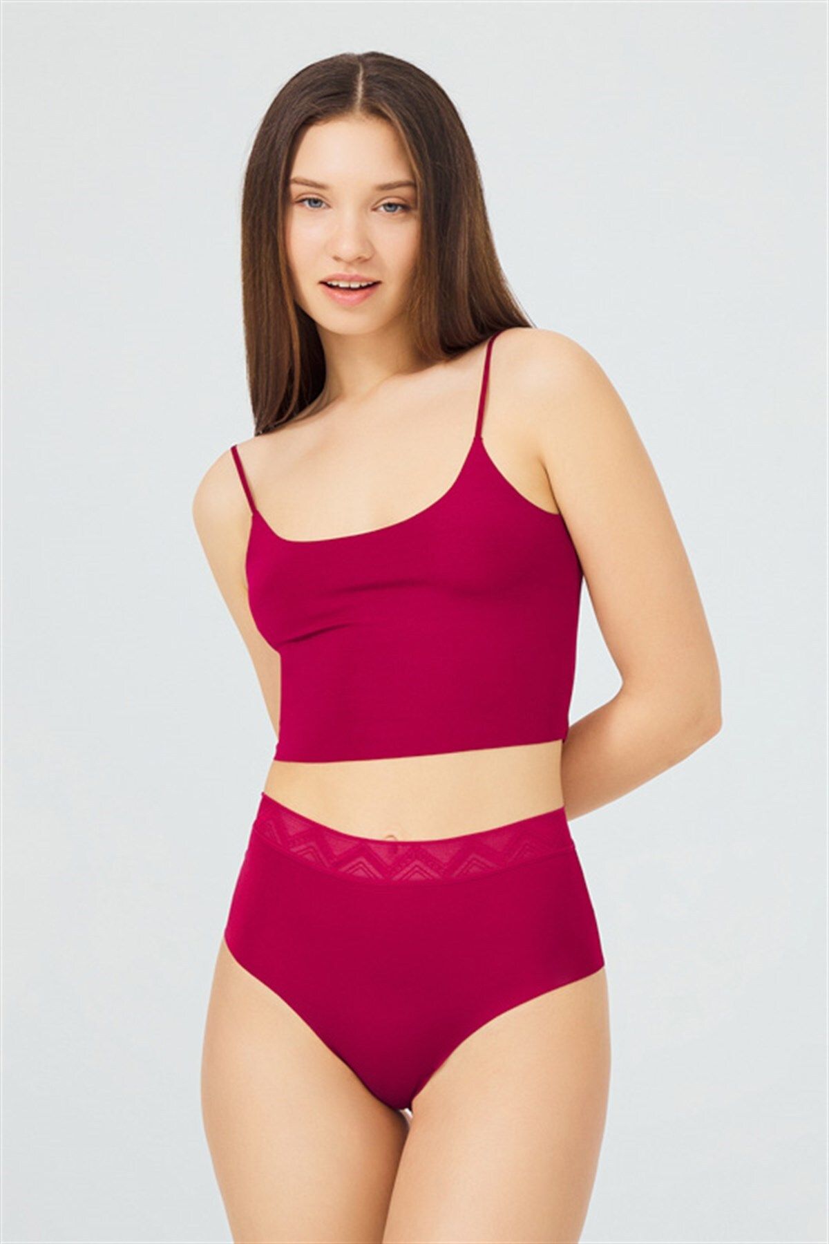Cottonhill-Basic High Waist Laser Cut Bikini Panties 3 Pack 8