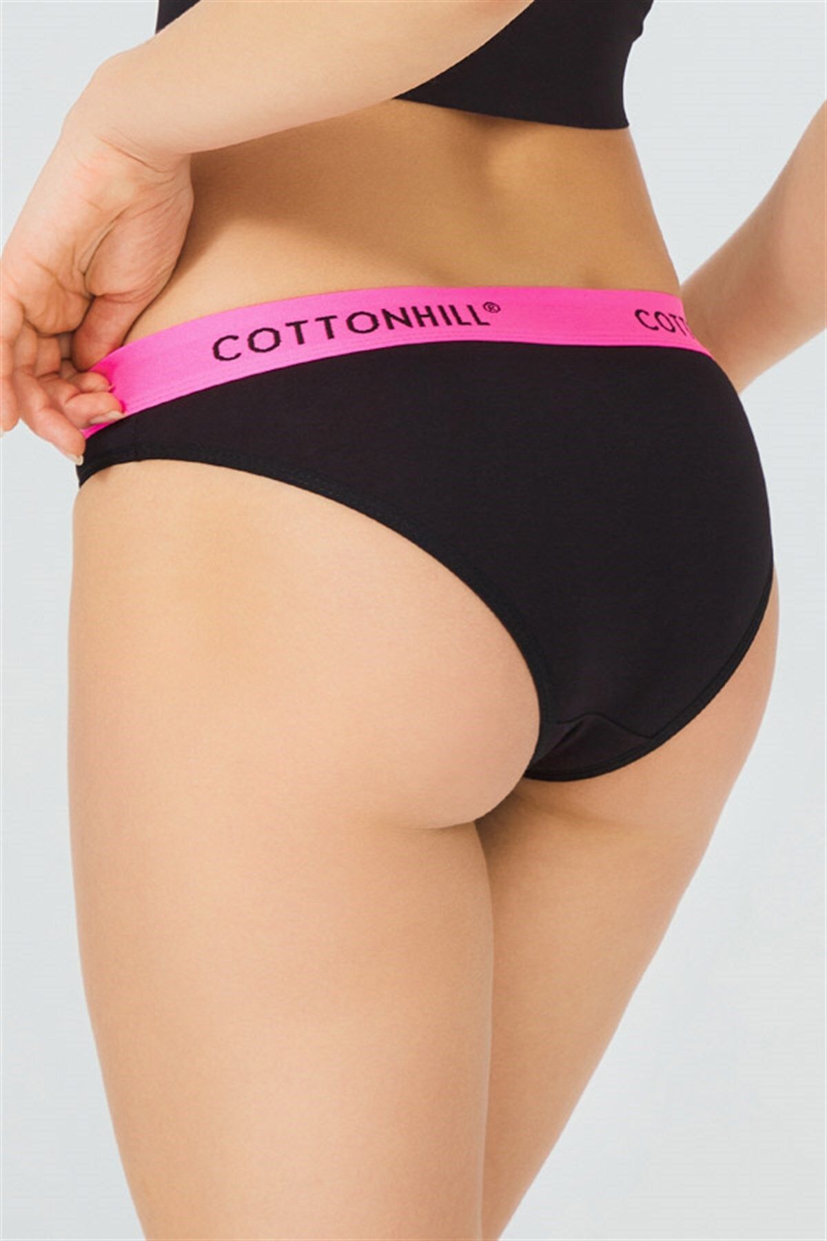 Cottonhill-Βαμβακερά Basic Γυναικεία Μπικίνι Εσωρούχων 5 Συσκευασία 5
