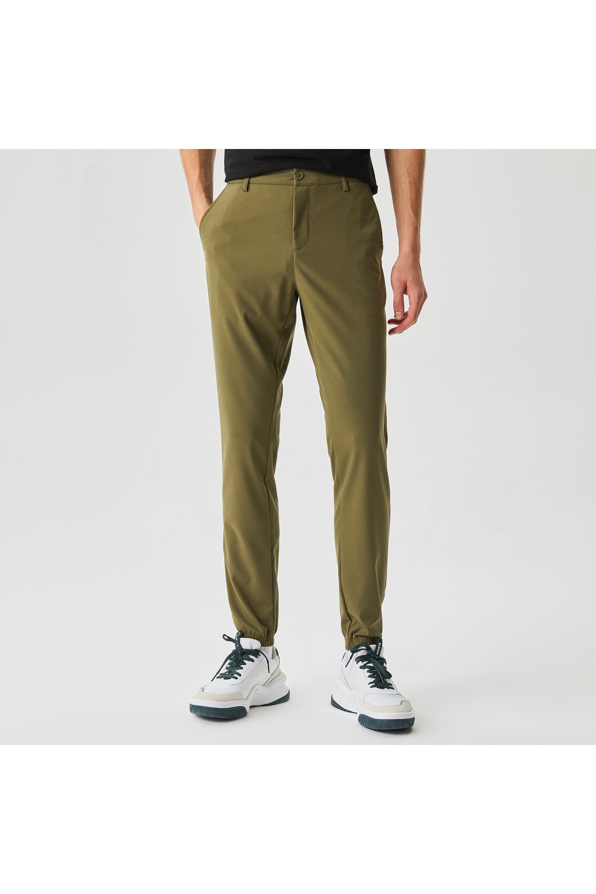 Green lacoste joggers store