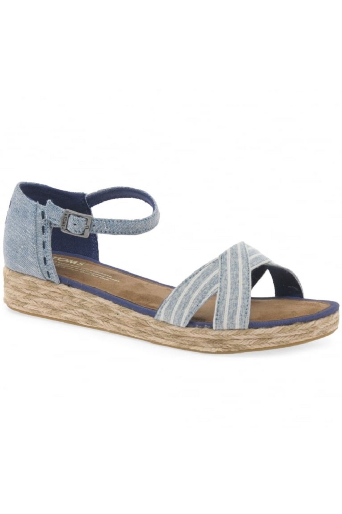 Toms Harper Girls Ankle Strap Wedge Sandals Trendyol