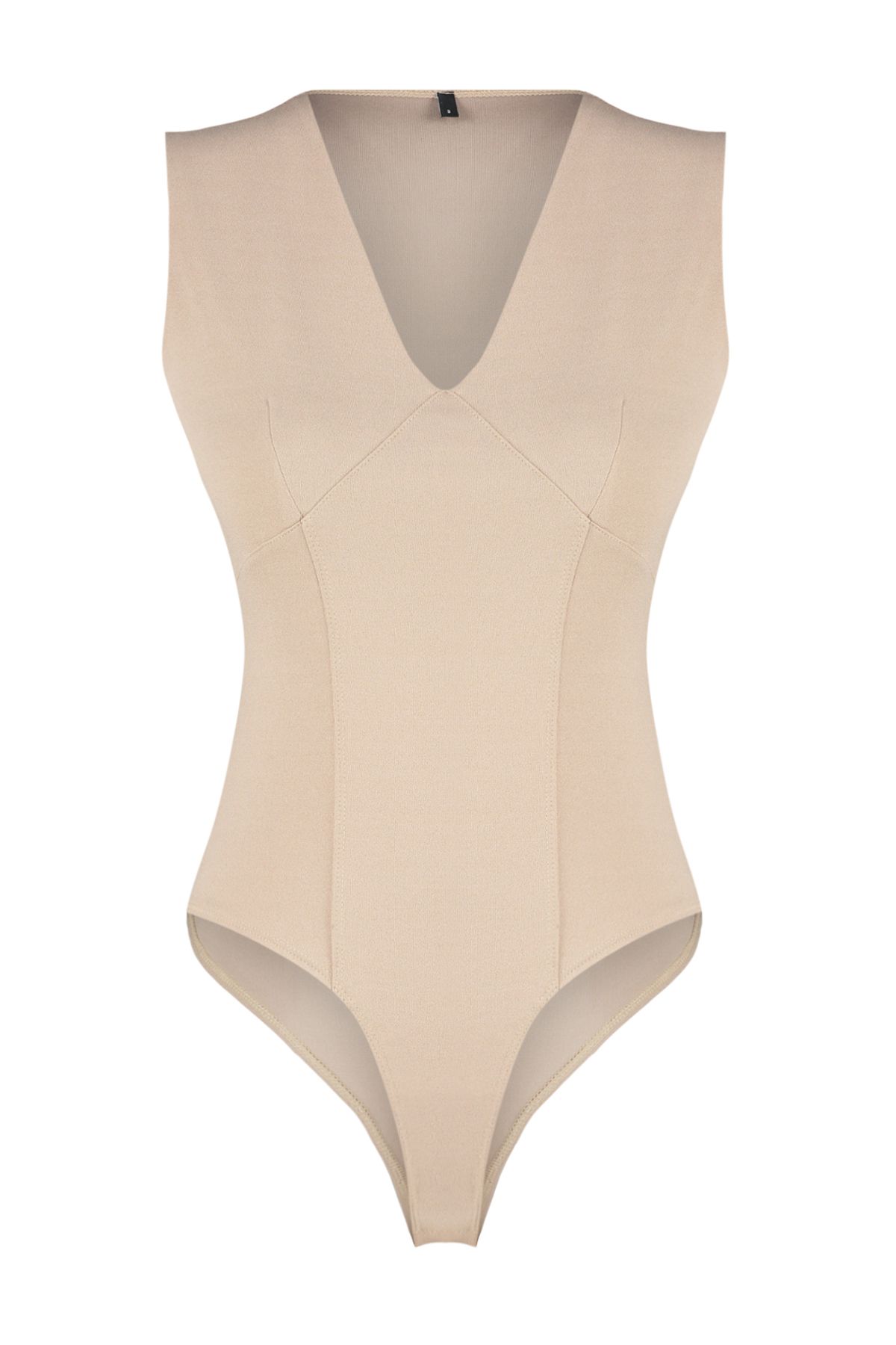 Trendyol Collection-Боді з норки з V-подібним вирізом TWOSS24BD00007 7