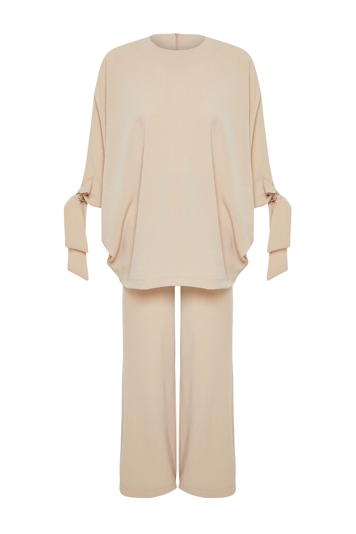 Trendyol Modest-Комплект туника-панталон с каменен прилеп с ръкав TCTSS23US00043 6