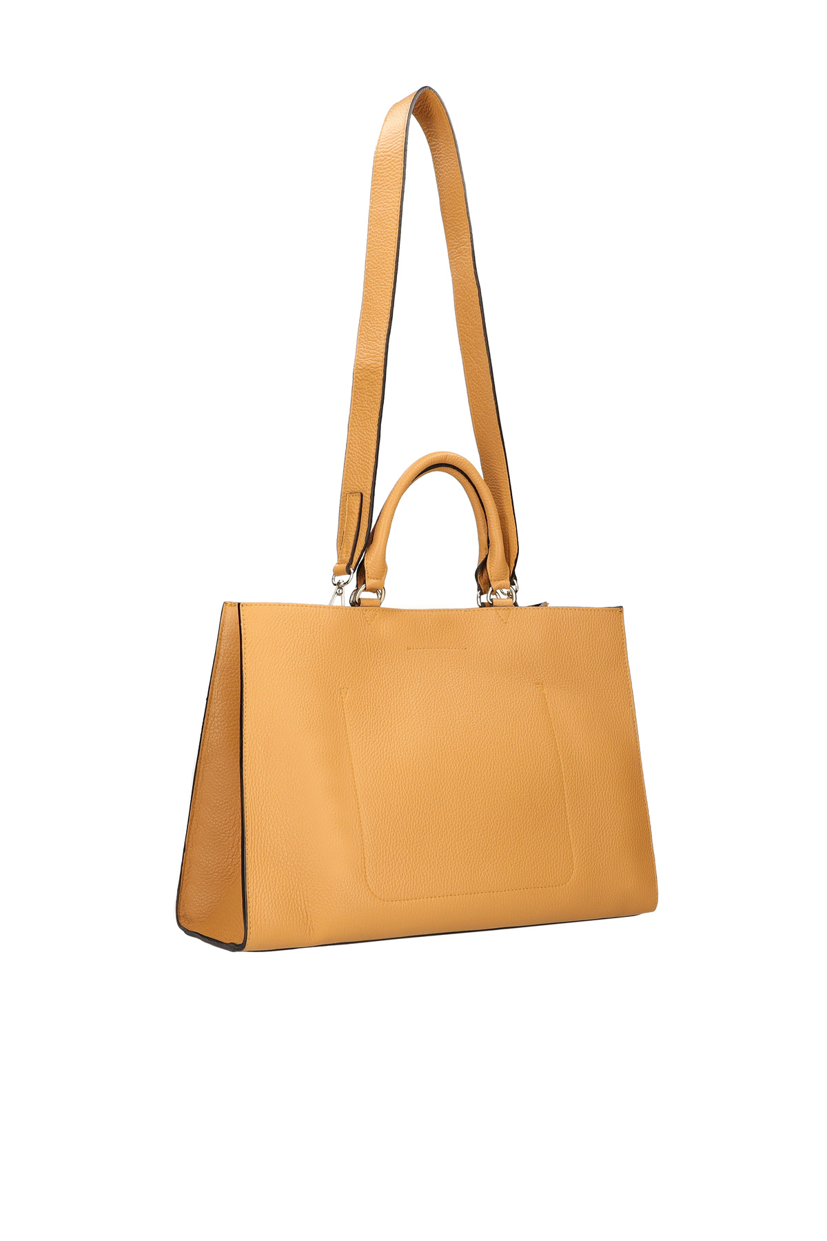 usha black label-Henkeltasche aus Leder 2