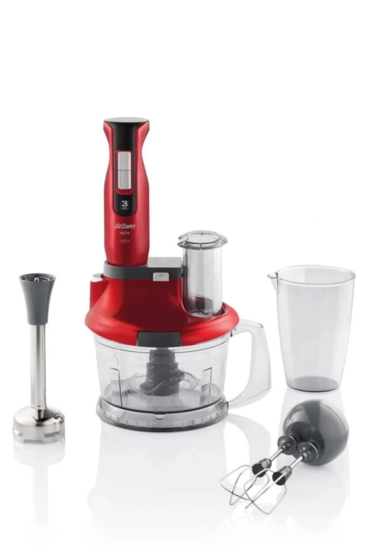 Arzum-1500W Powerful Motor Blender Set with 1.5 L Large Bowl and Turbo Function - 4 Years Warranty 1