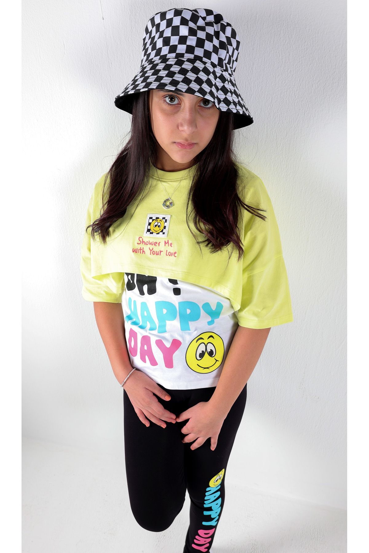 AIKO-Colorful Girl Teenage Top and Bottom Set T3 2