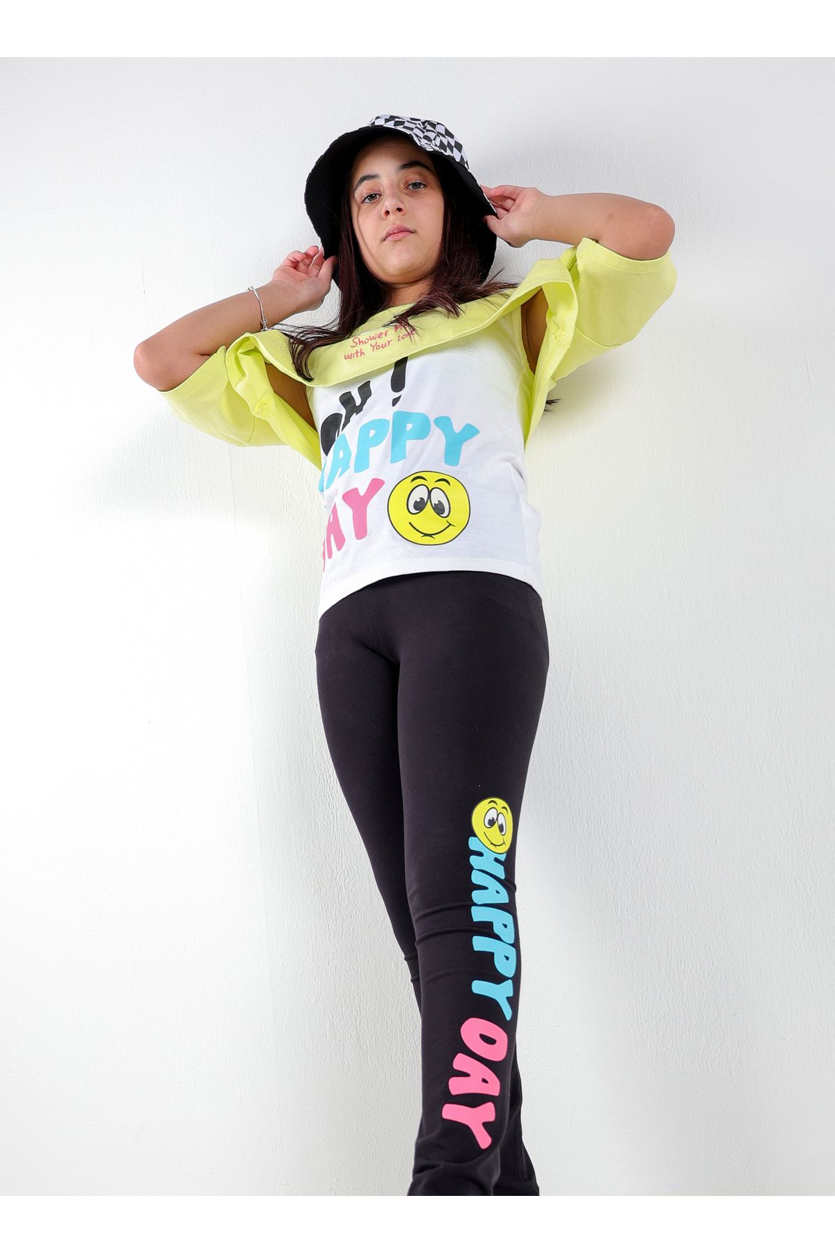 AIKO-Colorful Girl Teenage Top and Bottom Set T3 4