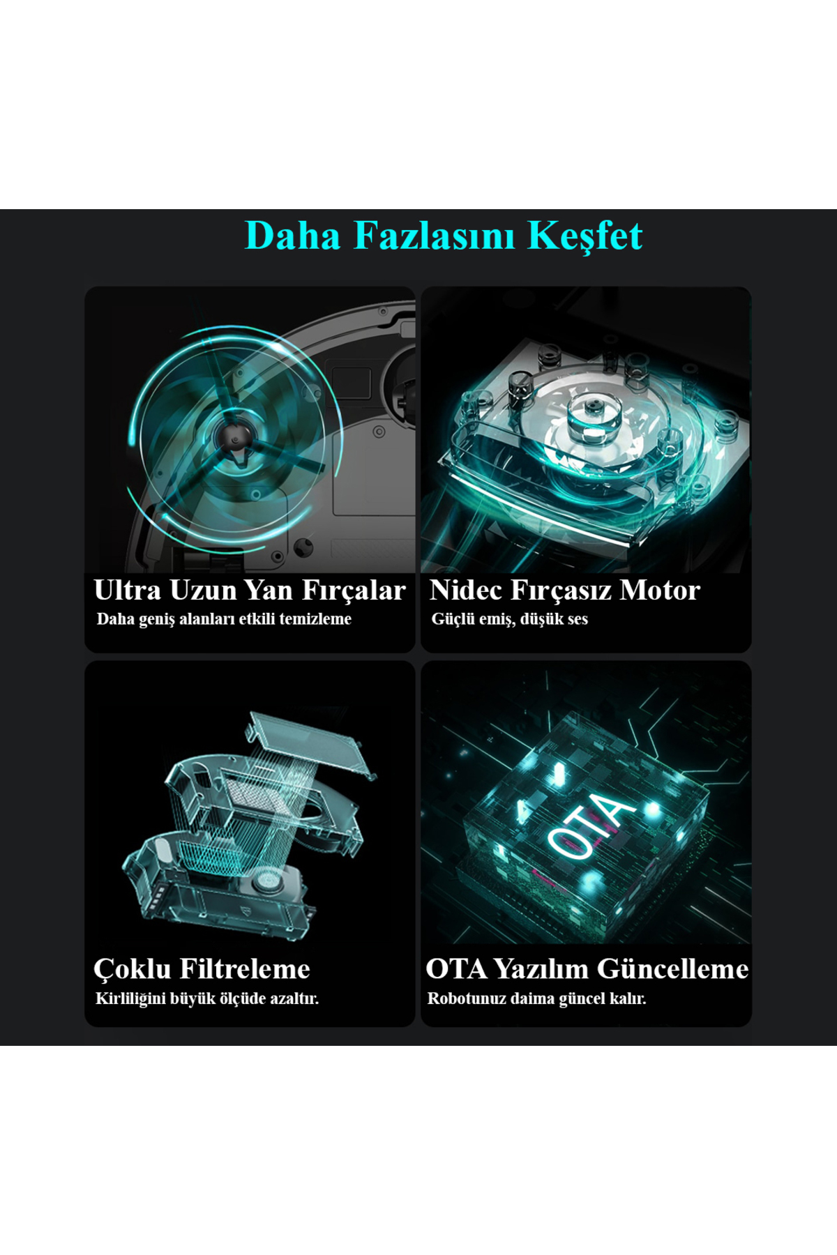 X8 Pro Ultraviyole 5000pa Lidar Robot Süpürge & Paspas 5