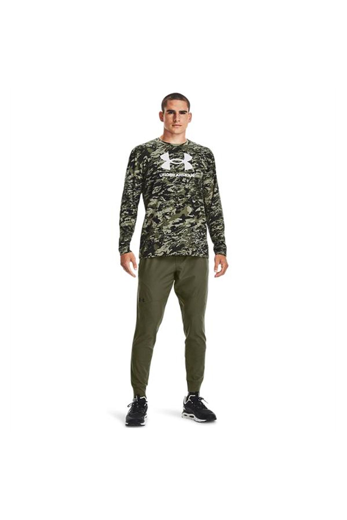 شلوار گرمکن ورزشی سبز مردانه خدمات آموزش غیر قابل توقف شش 1352027 390 Under Armour