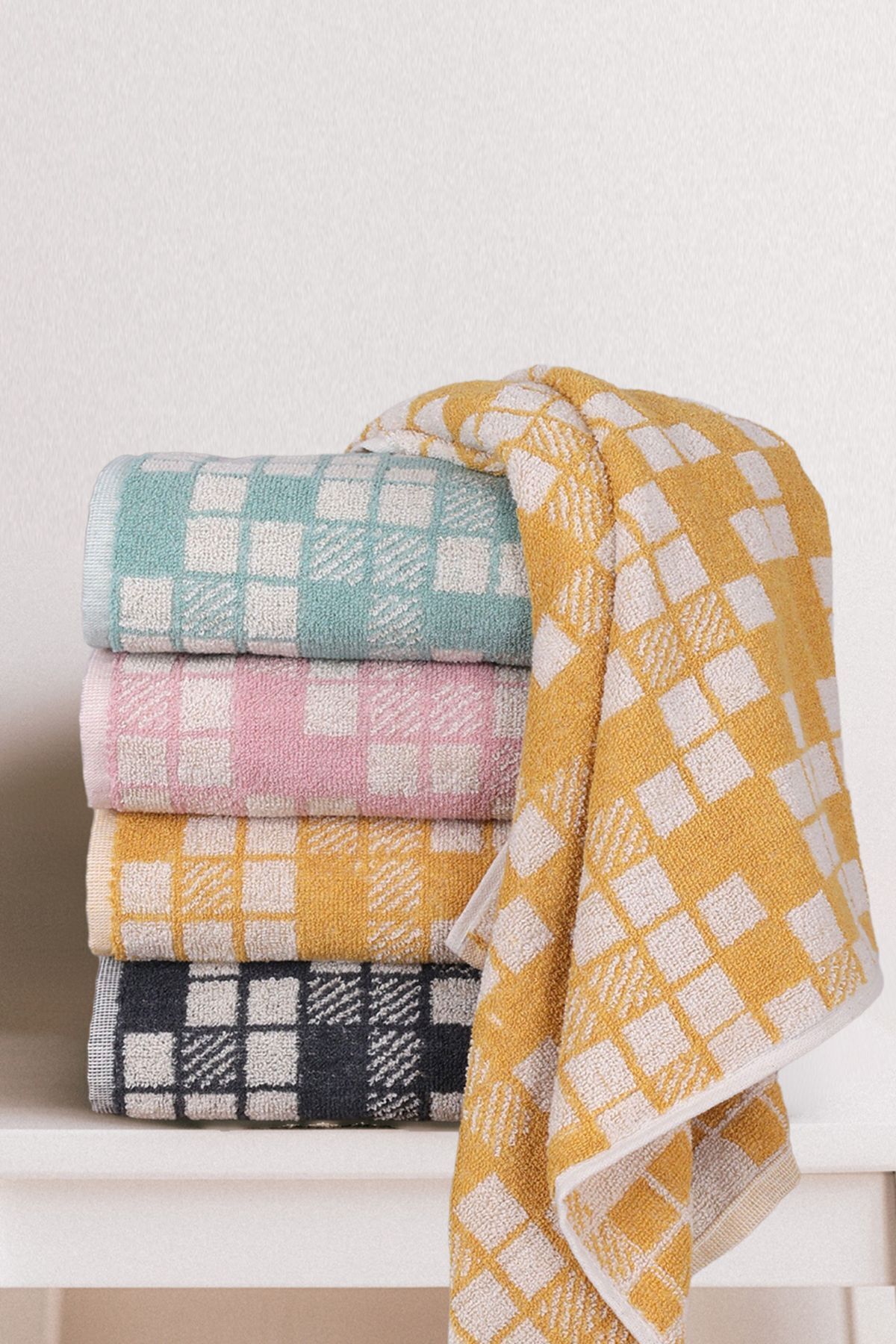 Mariva home-Tetris Set of 4 Towels 4