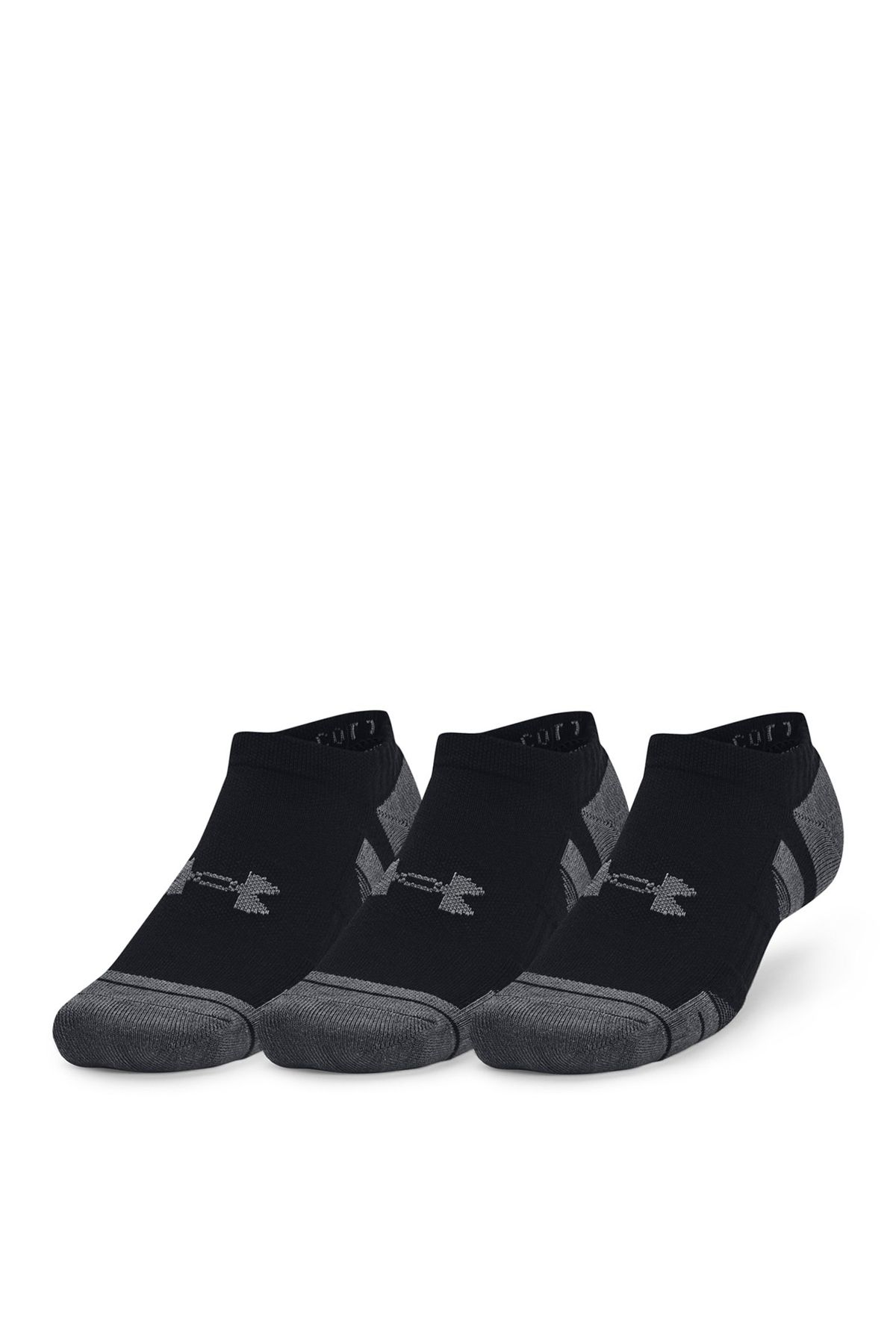 جوراب ورزشی مشکی مردانه و زنانه سیاه 1379526 001 UA Performance پنبه 3 Under Armour