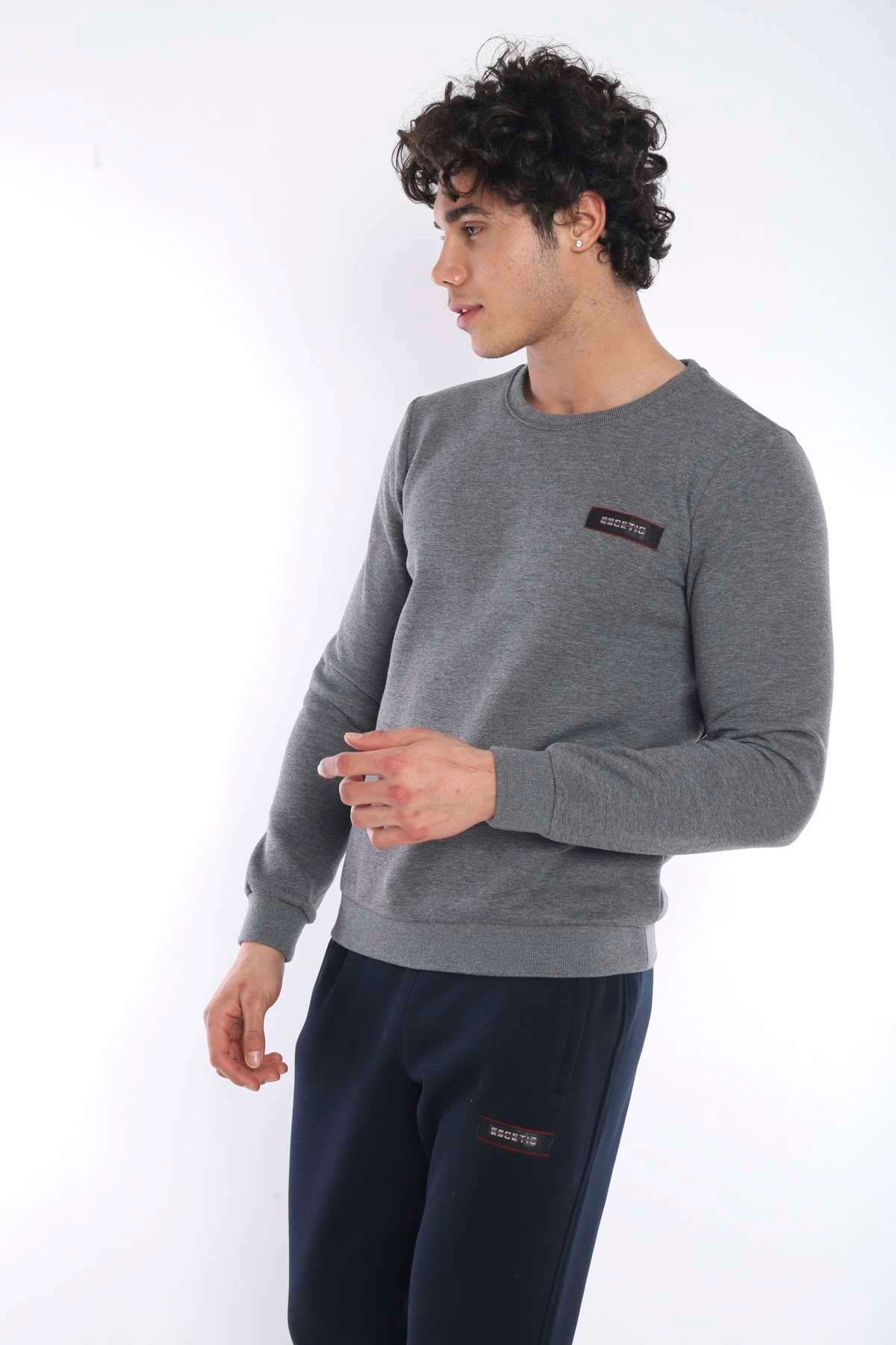 ست گرمکن ورزشی مردانه G3 MELANJ مردانه'S WINTER ضخامت 3 I؟ PLIK SWEAT SATATO TEAM A3053 Escetic
