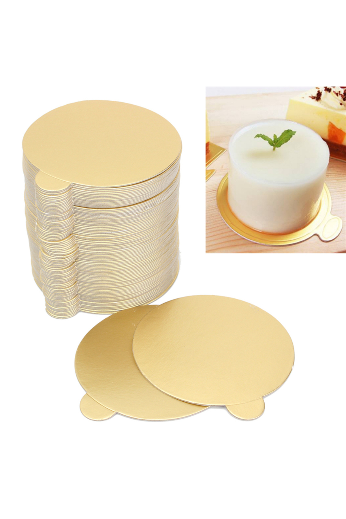 Bensüs PASTA ALTLIĞI YUVARLAK 22 CM 25 Lİ