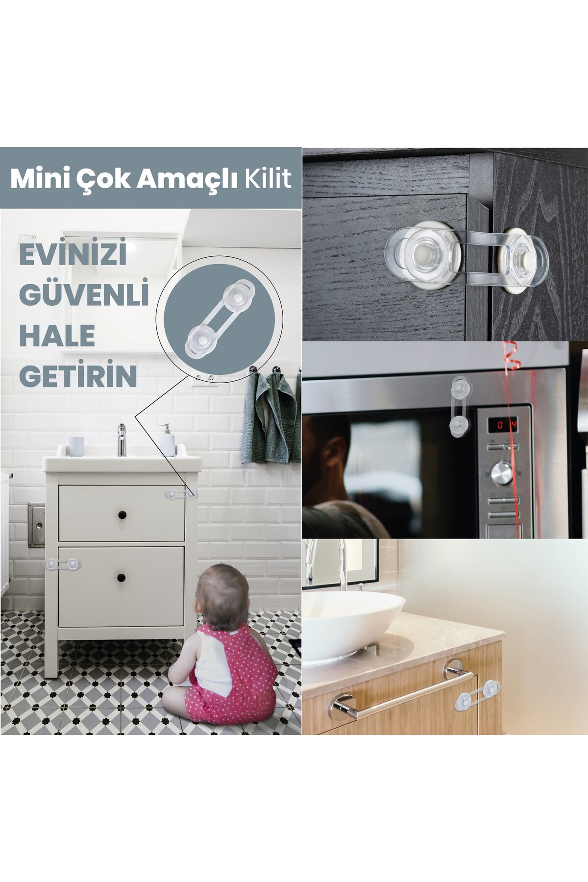 İdeal Baby I?deal Baby Mini Çok Amaçlı Kilit 10'lu fotoğrafı 5 (önizleme)