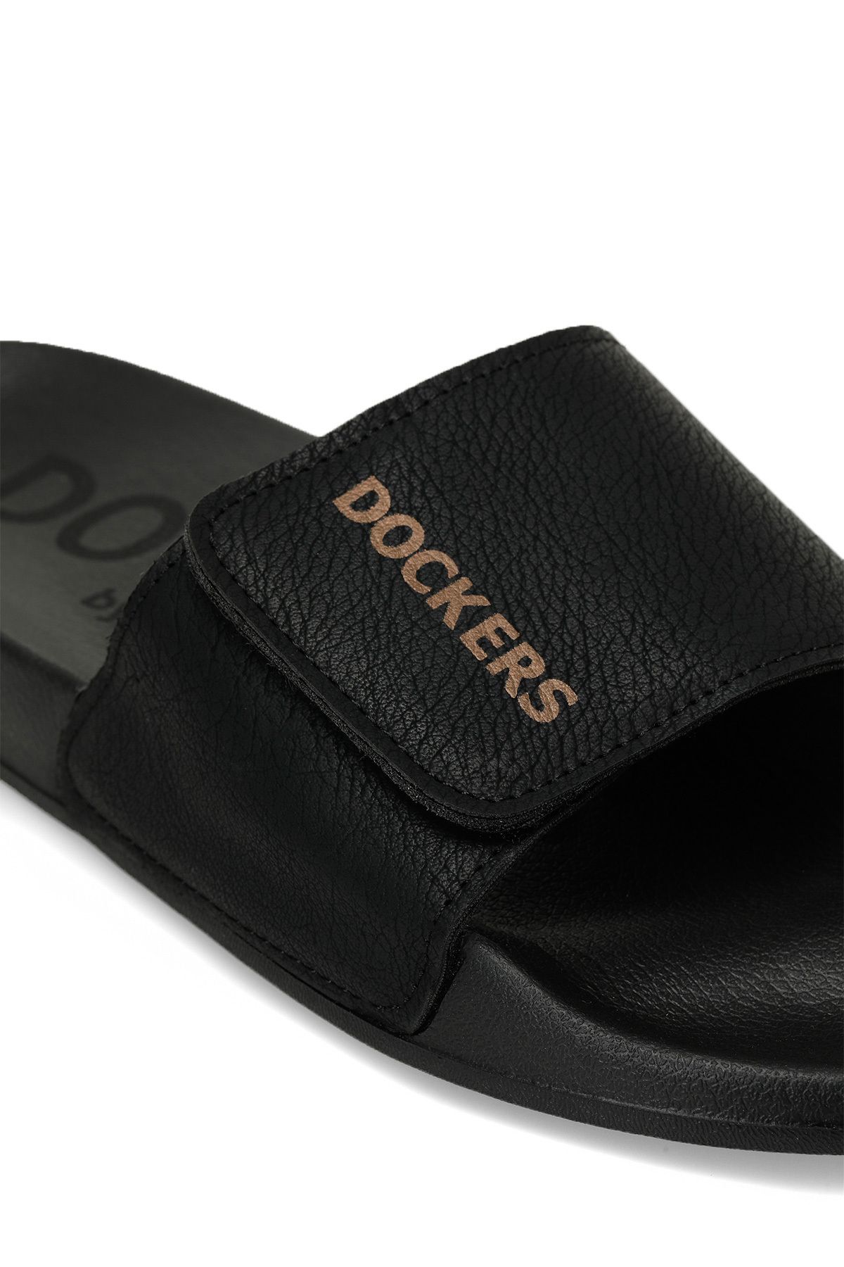 دمپایی سیاه مردانه 226324 4FX مردانههان پوست Dockers