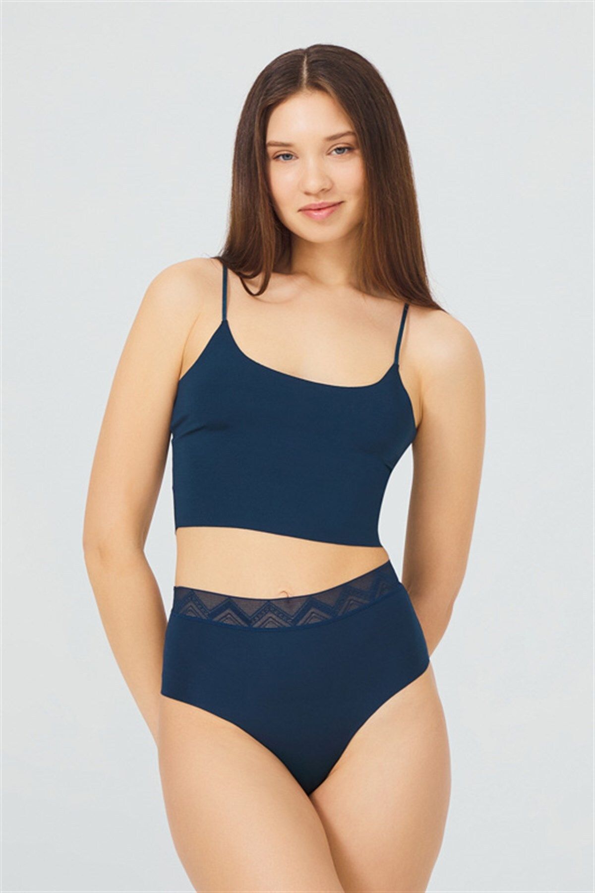 Cottonhill-Basic High Waist Laser Cut Bikini Panties 3 Pack 6