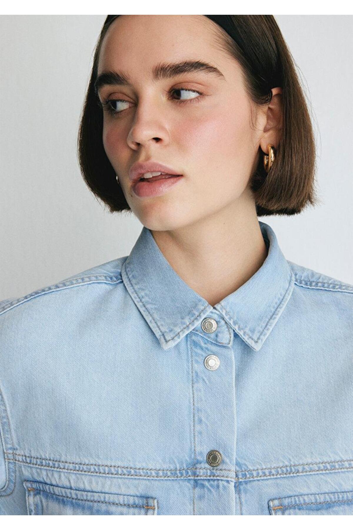 پیراهن ماوی 1210668-86495