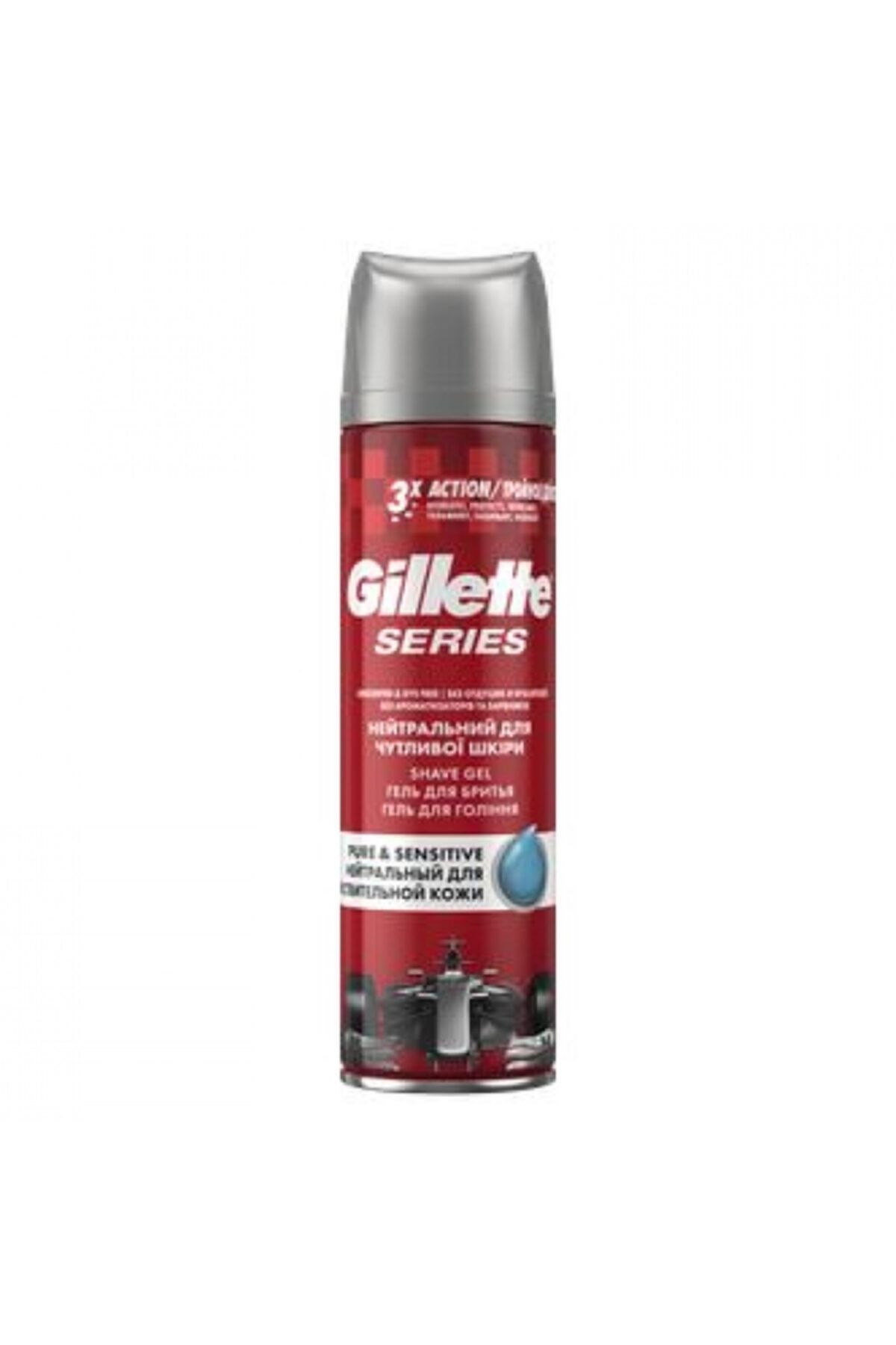 Gillette Series Tras Jeli 200ml Pure Sensitive 6 Li Paket Kirmizi Trendyol