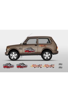 Lada Niva Sticker Set-4 sts115