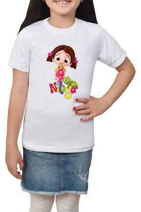 Kız Çocuk Beyaz Niloya T-shirt T-3 niloyah-yetiskin-3