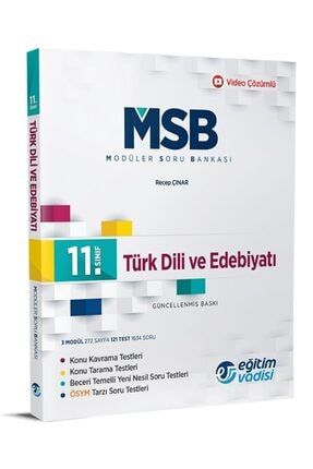 11. Sınıf Türk Dili Ve Edebiyatı Video Çözümlü Modüler Soru Bankası 2020. TÜRK DİLİ VE EDEBİYATI MSB 11