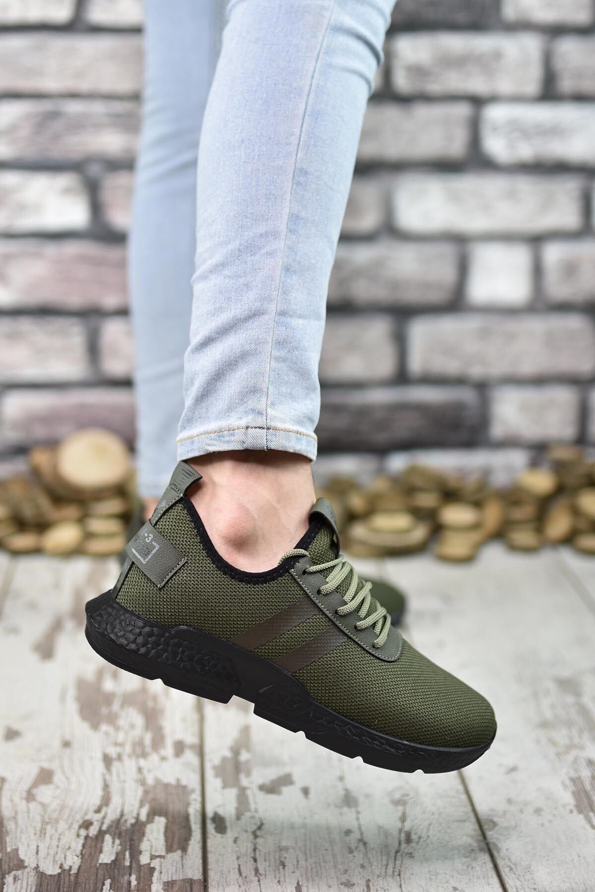 Riccon-Khaki čierne pánske tenisky00122051 6