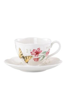 Butterfly Kahve/çay Fincan Ve Tabağı LEN812107-