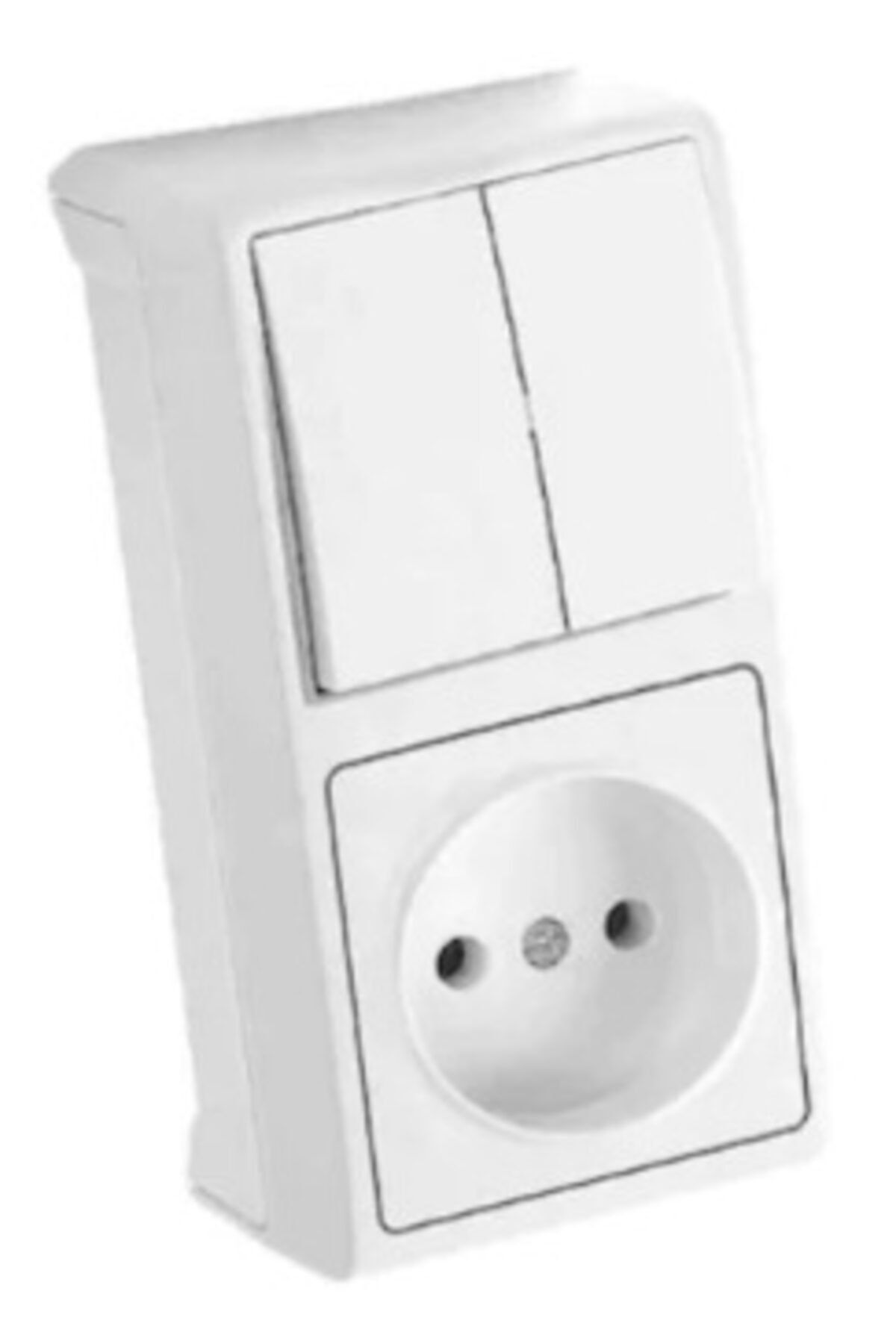 VİKO-Vera Vertical Double Combined Commutator and Socket 1