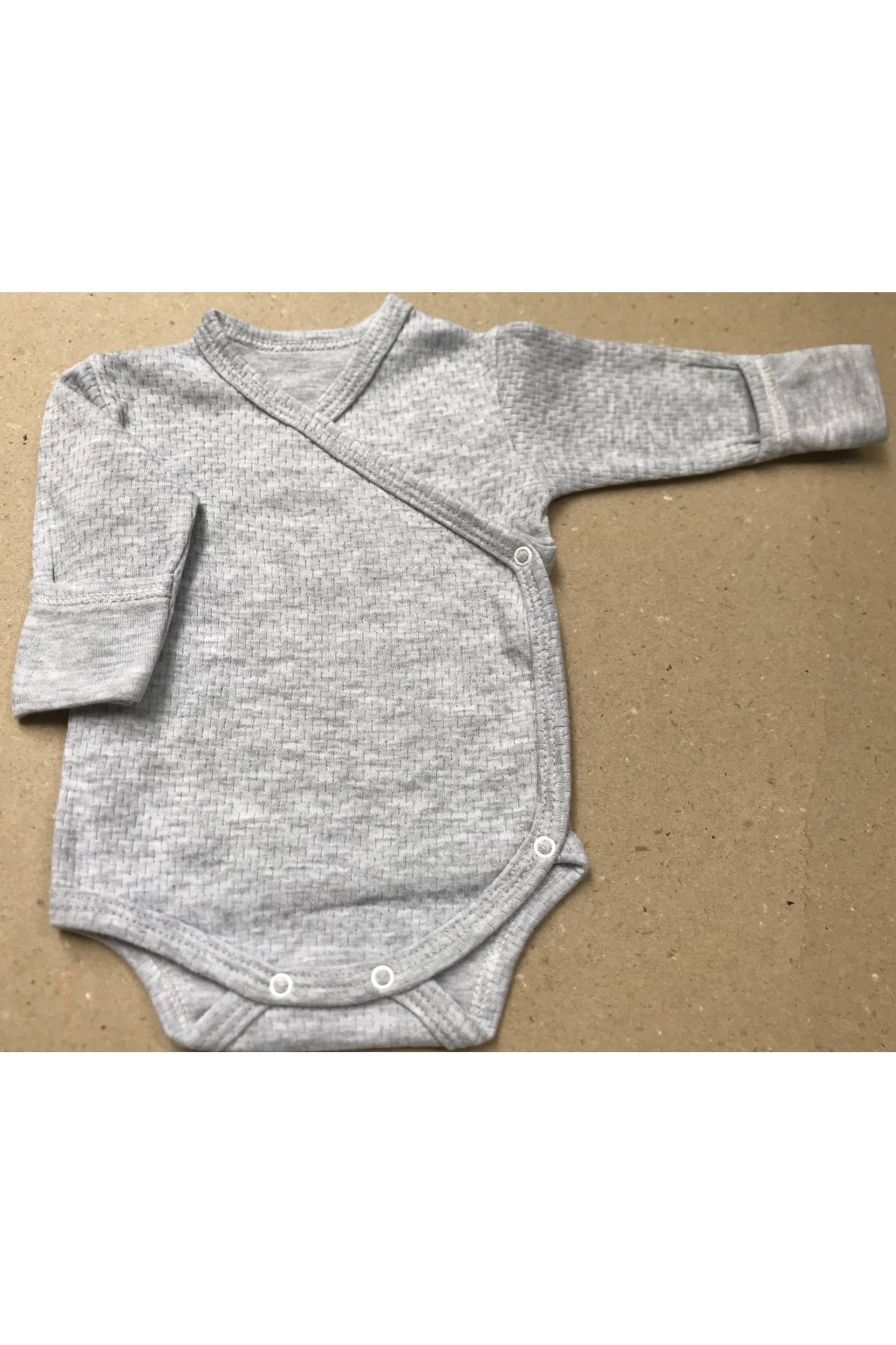 بادی نوزادی پسرانه آبی bebedino | 2029028 اورجینال - تصویر 4