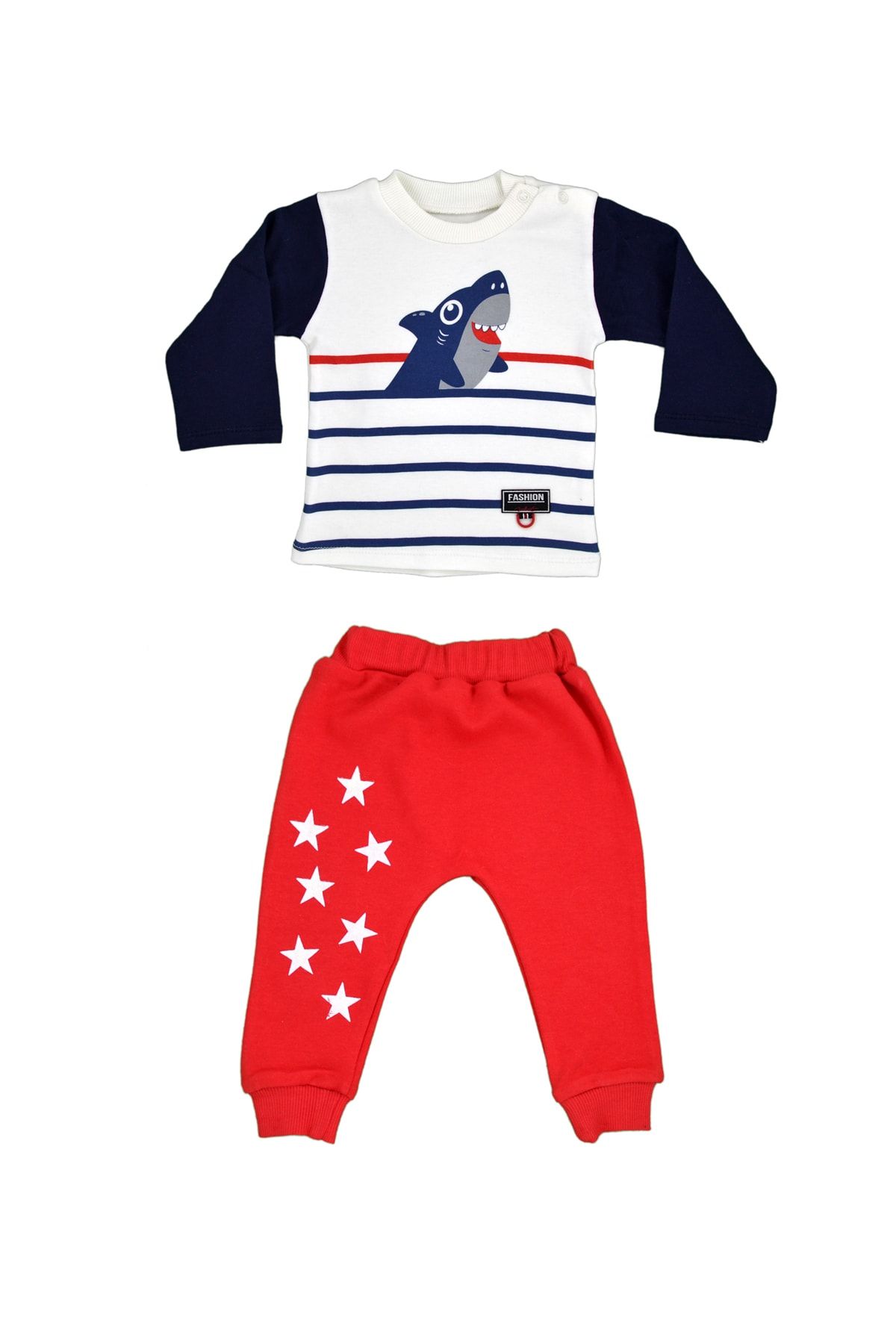Happy Baby Boy s Red Bottom Top Set Trendyol