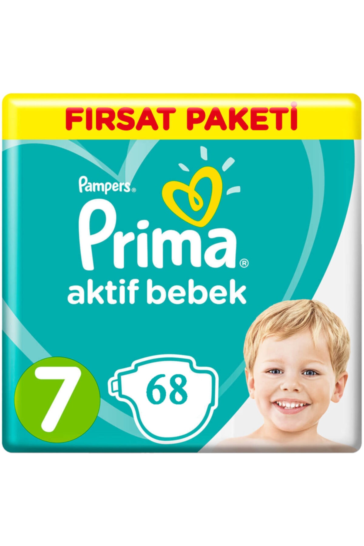 Prima Bebek Bezi 7 Beden-numara 15+ Kg Fırsat Paketi 68 Adet