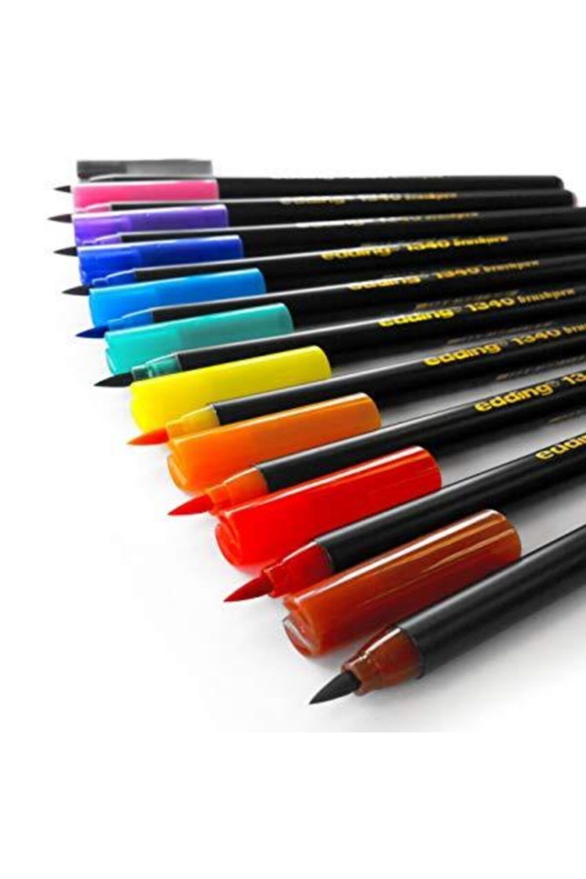 Edding 1200 Graphic Pen Black 2 Pieces - Trendyol