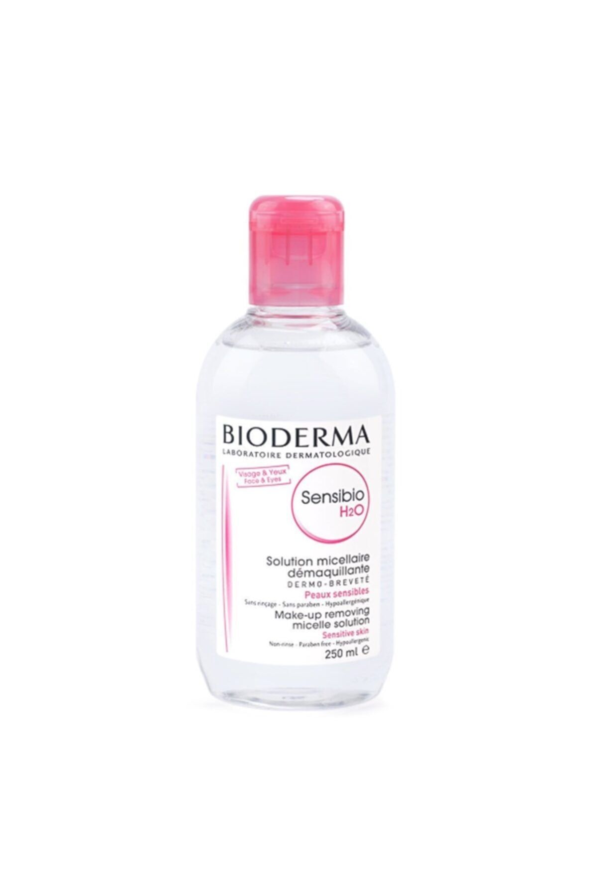 Bioderma آب پاک کننده صورت و آرایش سنسیبیو اچ۲او 250 میلی لیتر
