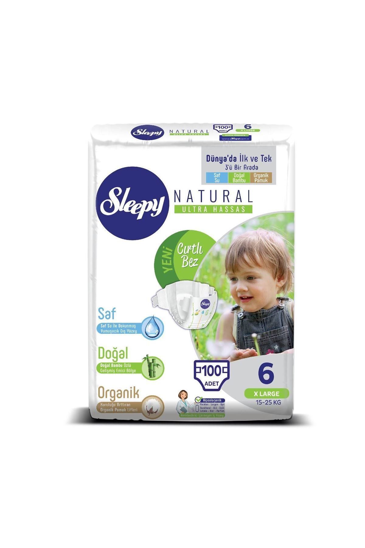 sleepy natural bebek bezi 6 numara xlarge super firsat paketi 100 adet fiyati yorumlari trendyol