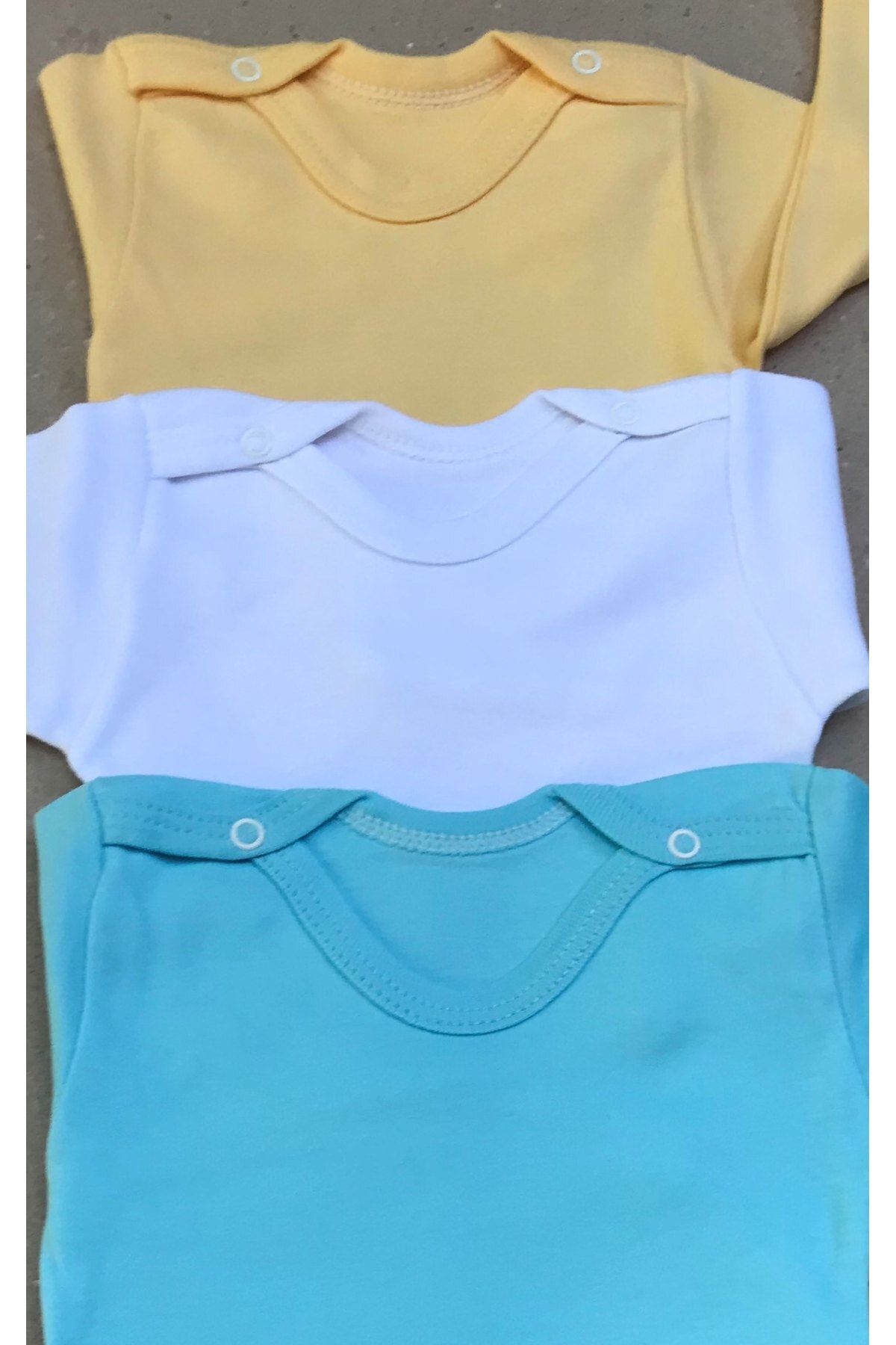 بادی نوزادی پسرانه – دخترانه زرد bebedino | 1401231 اورجینال - تصویر 4