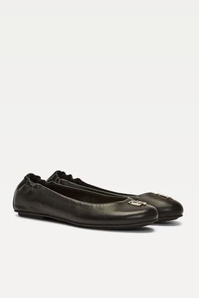 Tommy Hilfiger Kadin Flexible Leather Ballerina Casual Babet Fw0fw04073 Trendyol
