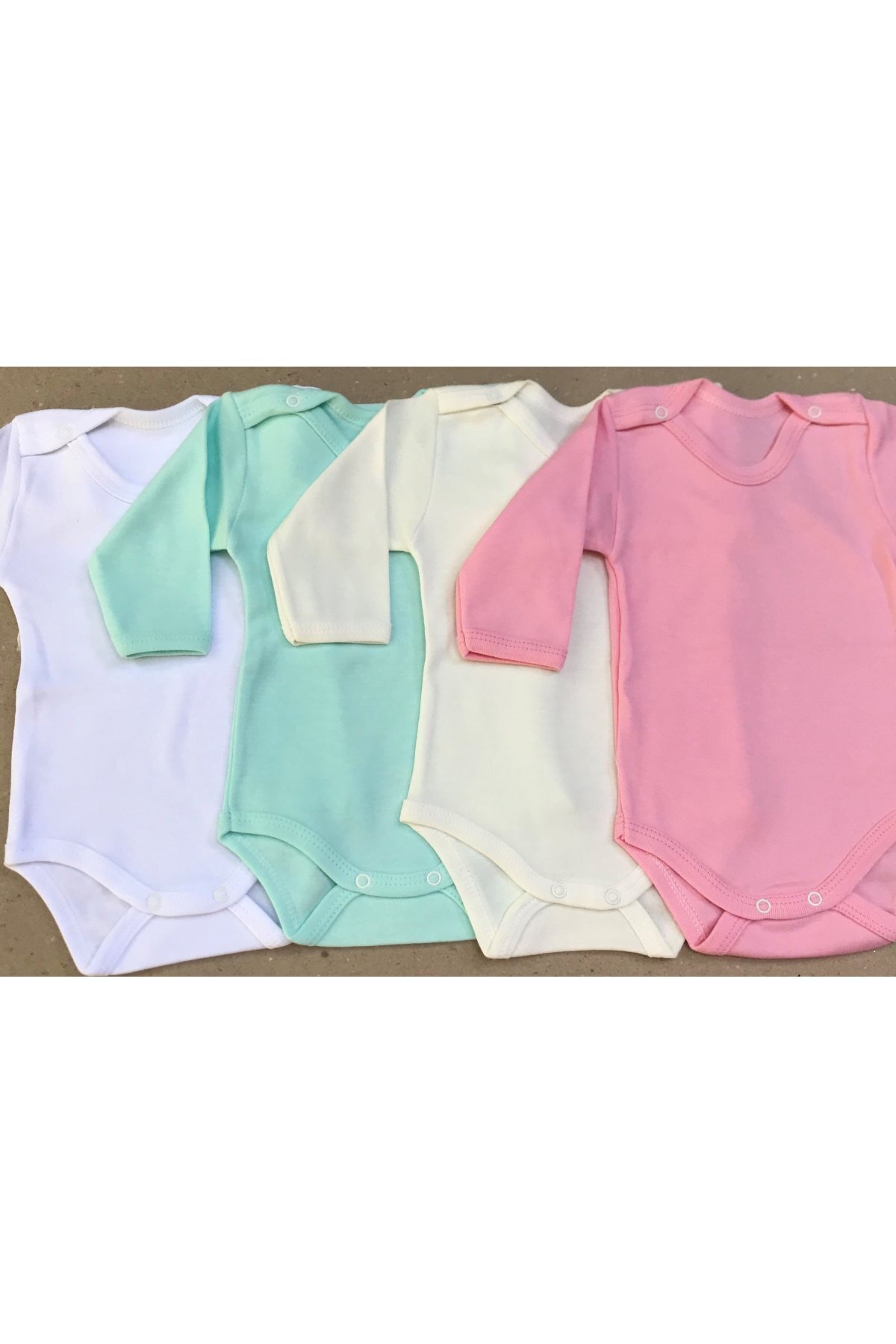 بادی نوزادی دخترانه سفید bebedino | 1401242 اورجینال - تصویر 2