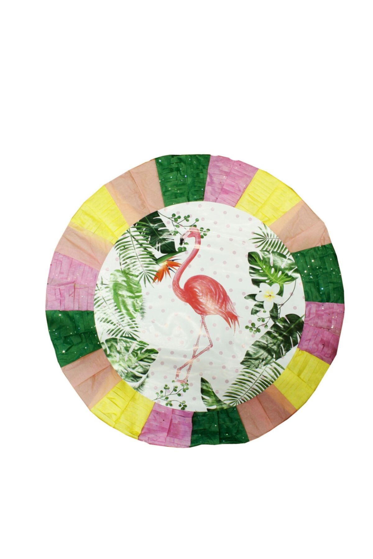 Eminonutoptanci-Pink Flamingo Themed Pinata and Stick 45x10 cm 1