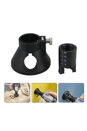 Depolife Dremel Proxxon Cihazlar Icin Sabitleme Dik Delme Aparati 6 Adet Hss Freze Uc Seti Trendyol